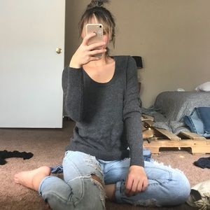 Comfy Dark-Gray Sweater